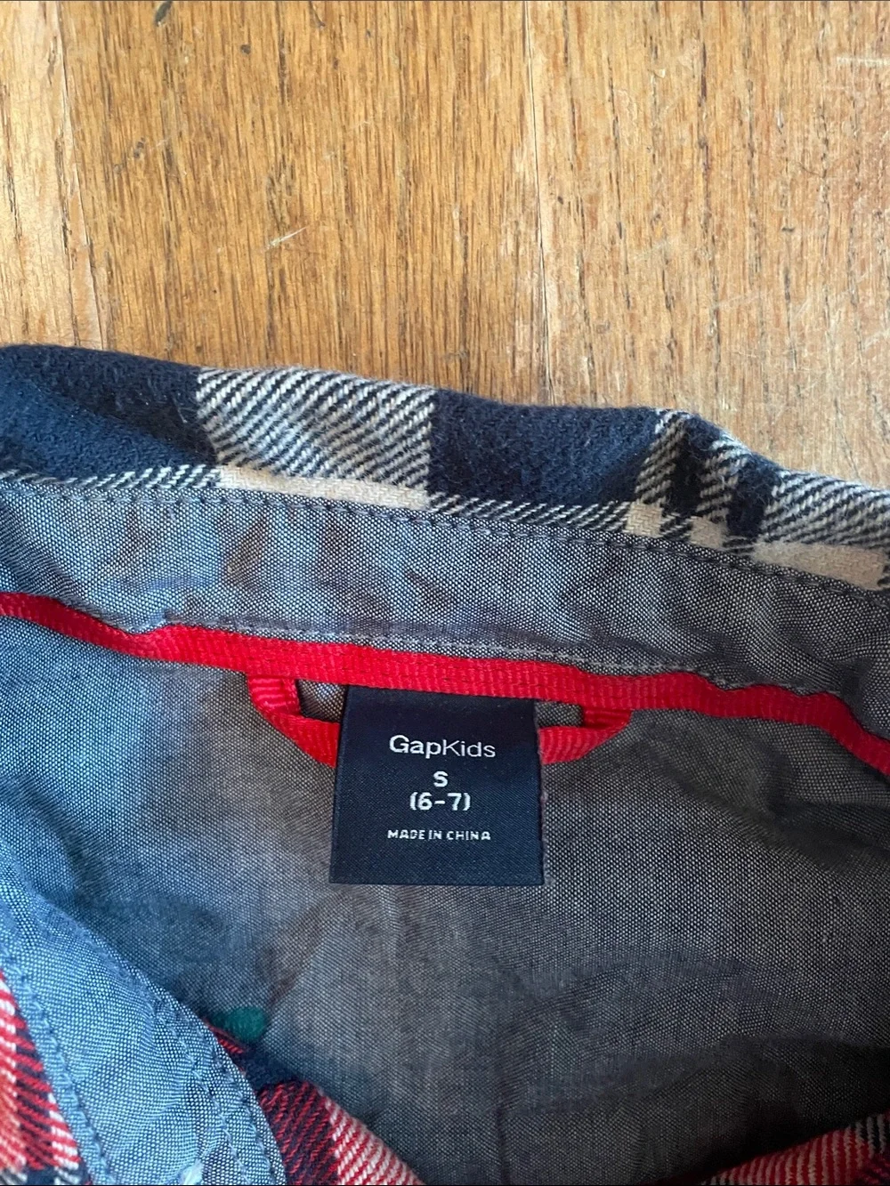 GAP soft plaid